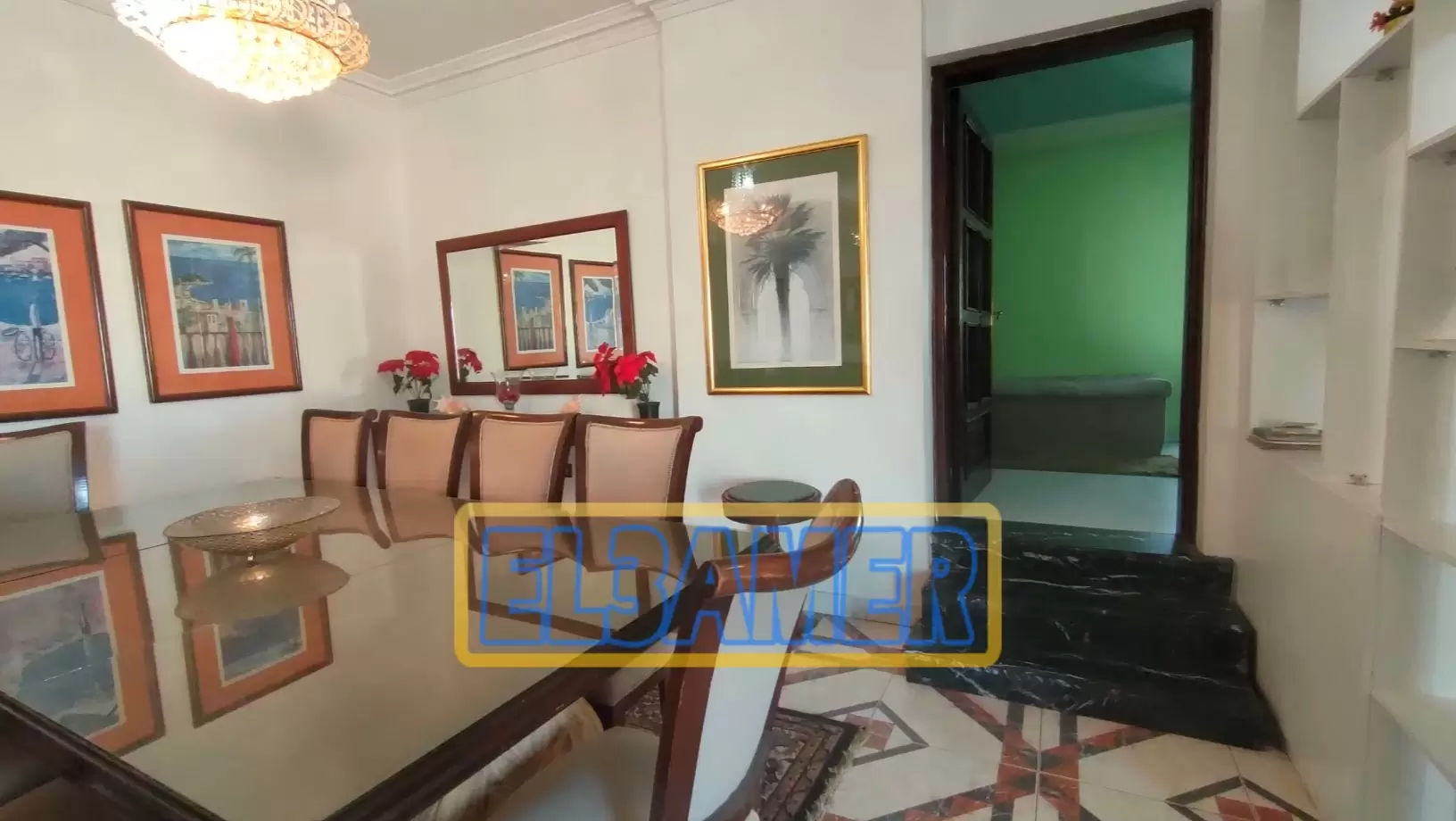 شقة للايجار مفروشة ومكيفة في المعادي شارع النصر 200م سوبر لوكس