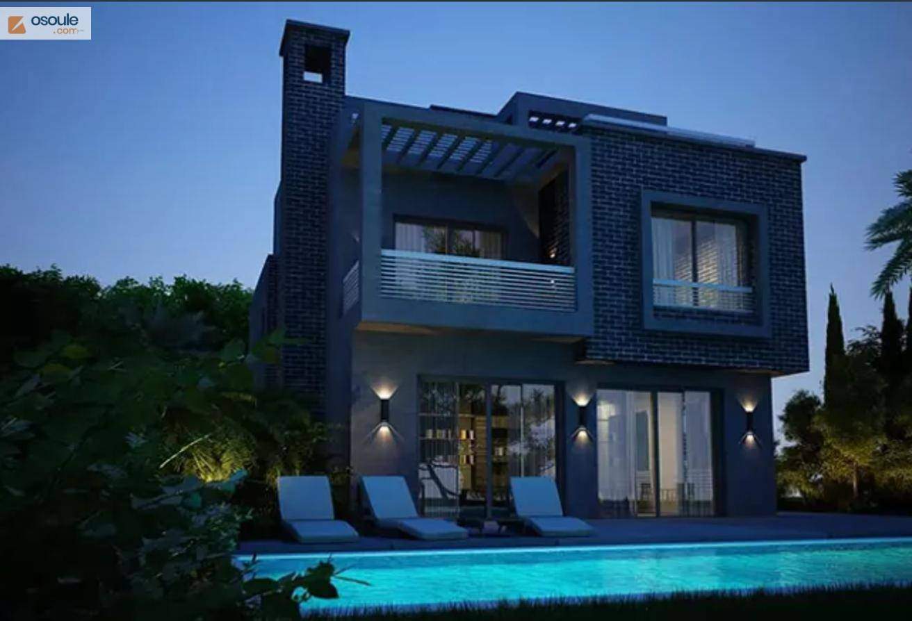 First Row on golf Villa for sale in new Giza Ivory