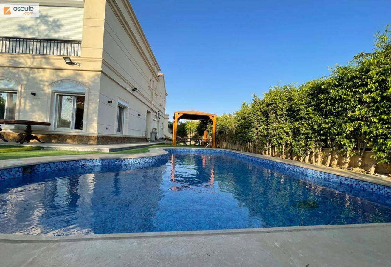 A fully furnished villa with swimming pool for sale in Madinaty