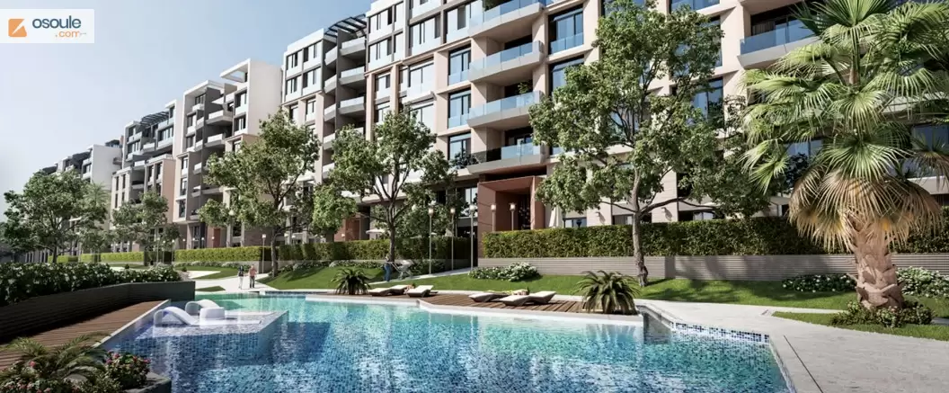 Apartment 308m with garden 69m in Green Avenue New Capital