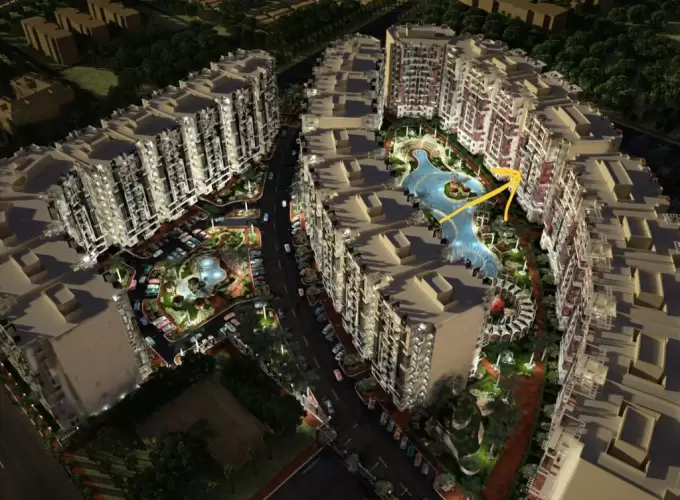 Moon gardens apartment for sale  in an integrated residential resort 97 m.