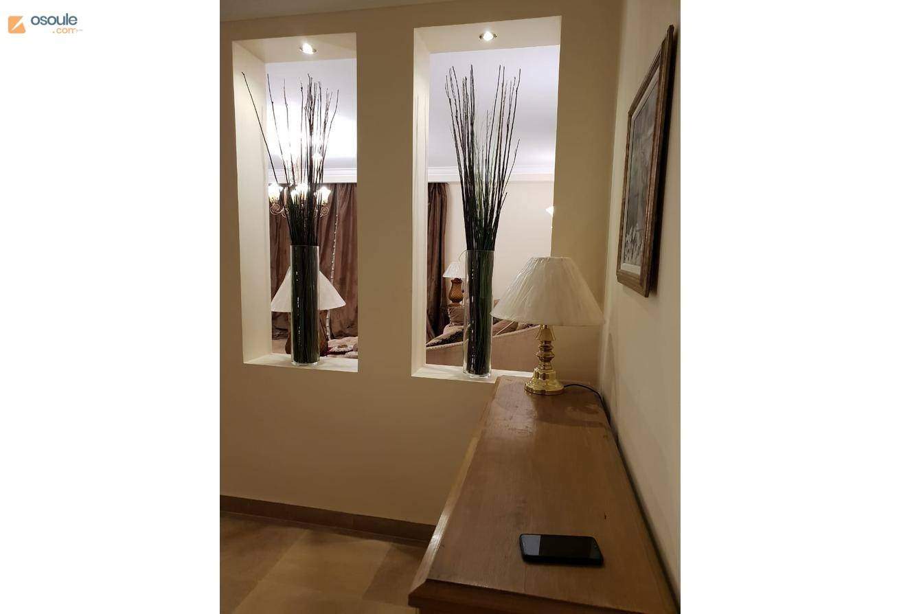 apartment 270 meter for rent furnished with kitchen and A/C