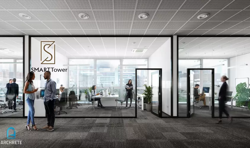 Smart Tower New Capital Commercial Store for Sale 76 m